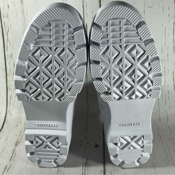 Converse CTAS Lugged Shoes Platform Sneakers White Size 7.5 - Picture 7 of 8